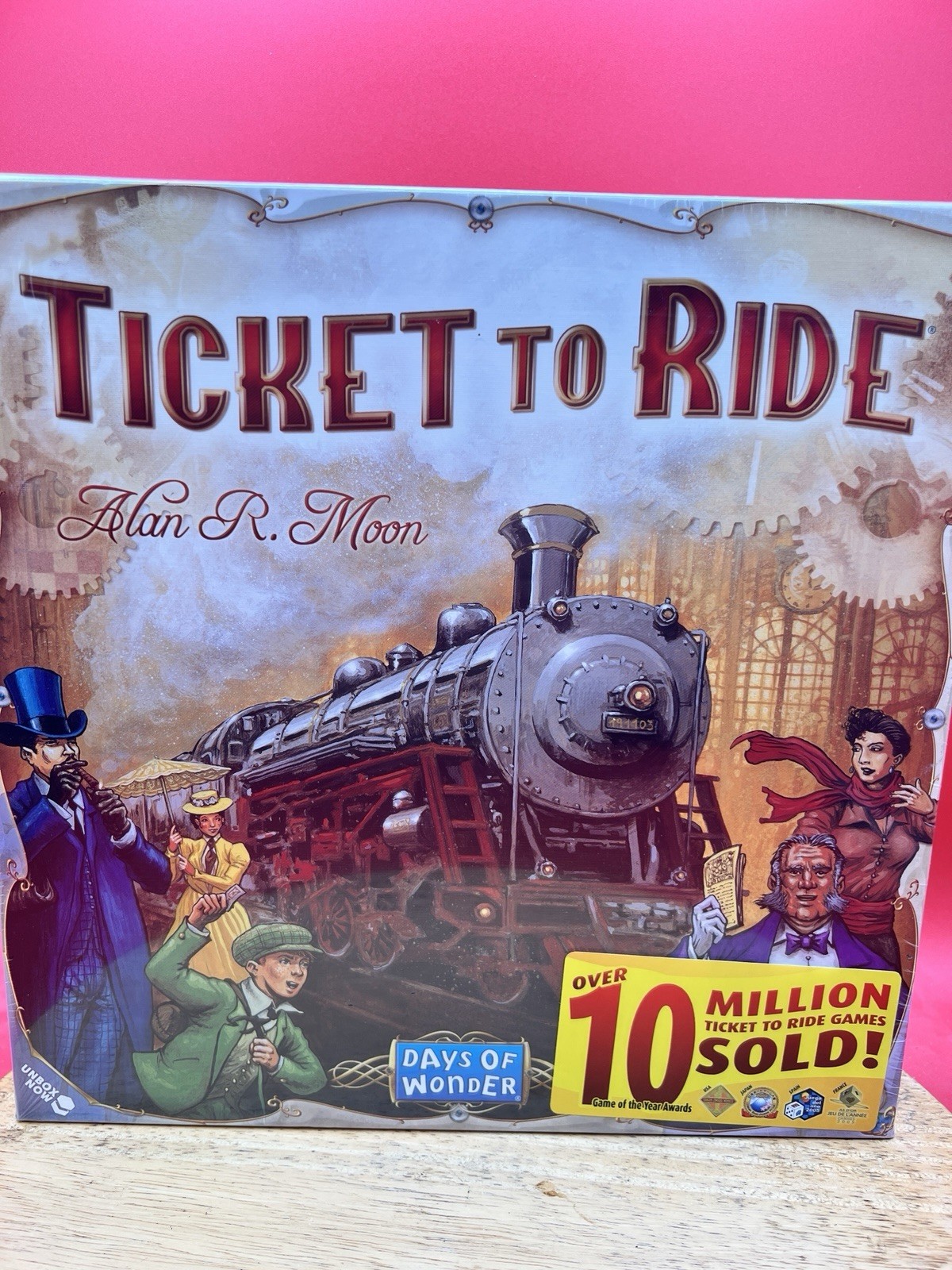 Ticket To Ride by Alan R. Moon Adventure Strategy Board Game New