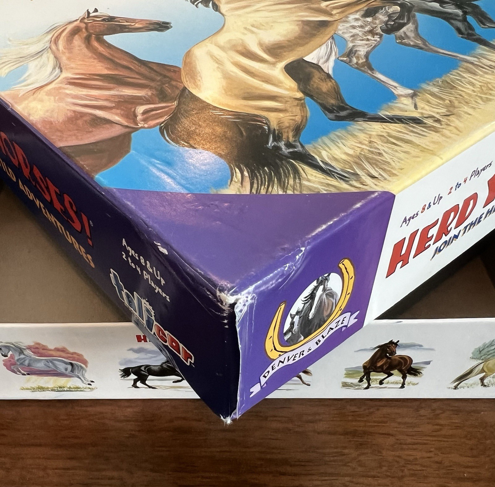 Herd Your Horses Board Game Aristoplay 2015 Complete Horse Family Strategy Game