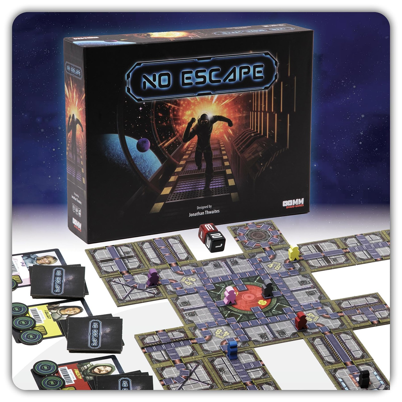 No Escape Board Game – Strategy Board Games for Adults, Family Games, Party G…