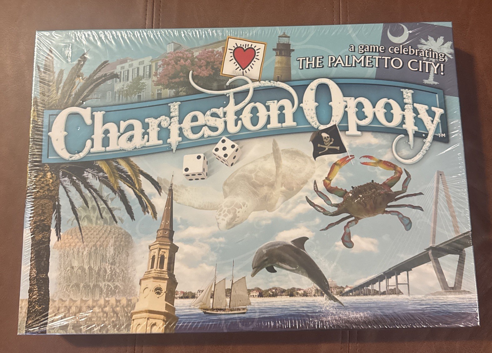 Late for the Sky Board Game Charleston SC Charleston Opoly Brand New/Sealed