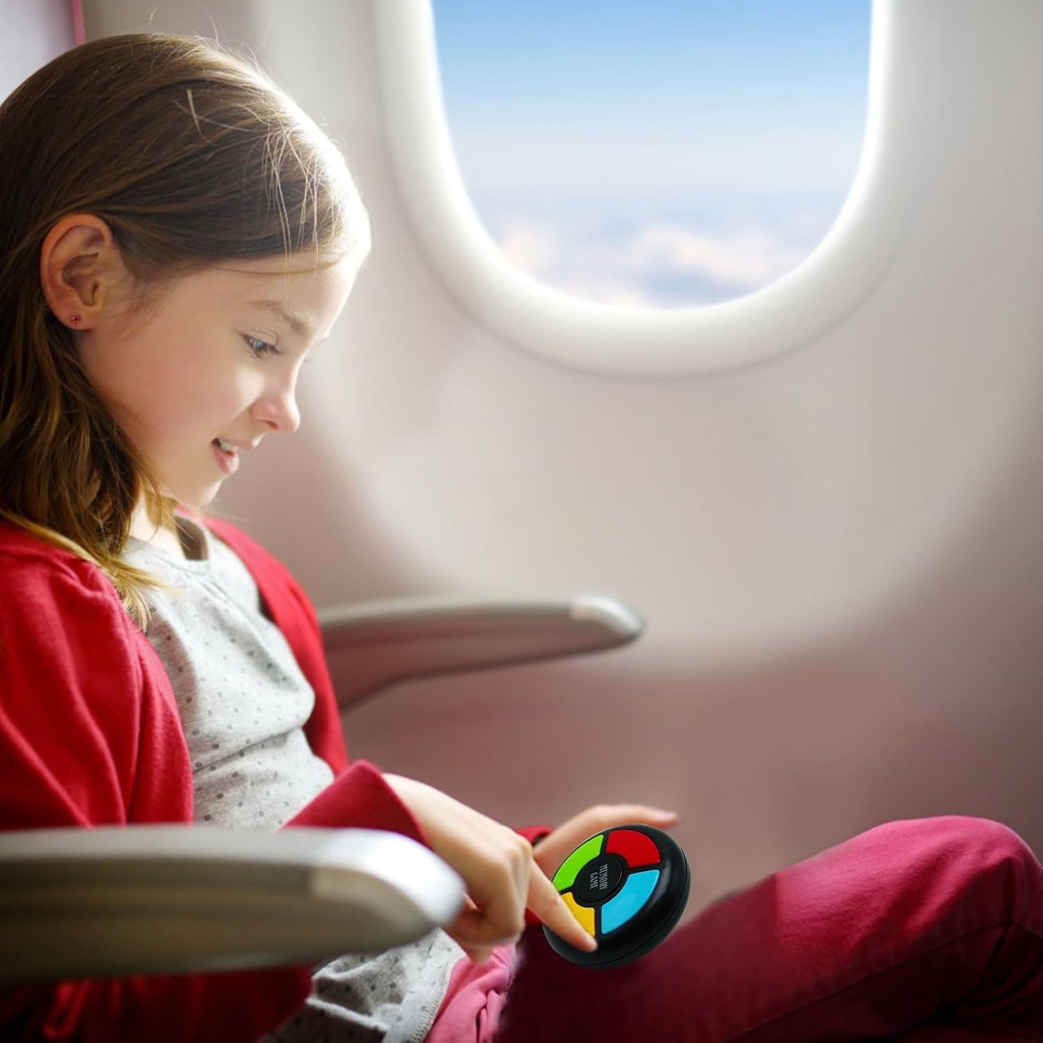 Interactive Handheld Memory Game with Lights – Perfect for Kids Travel