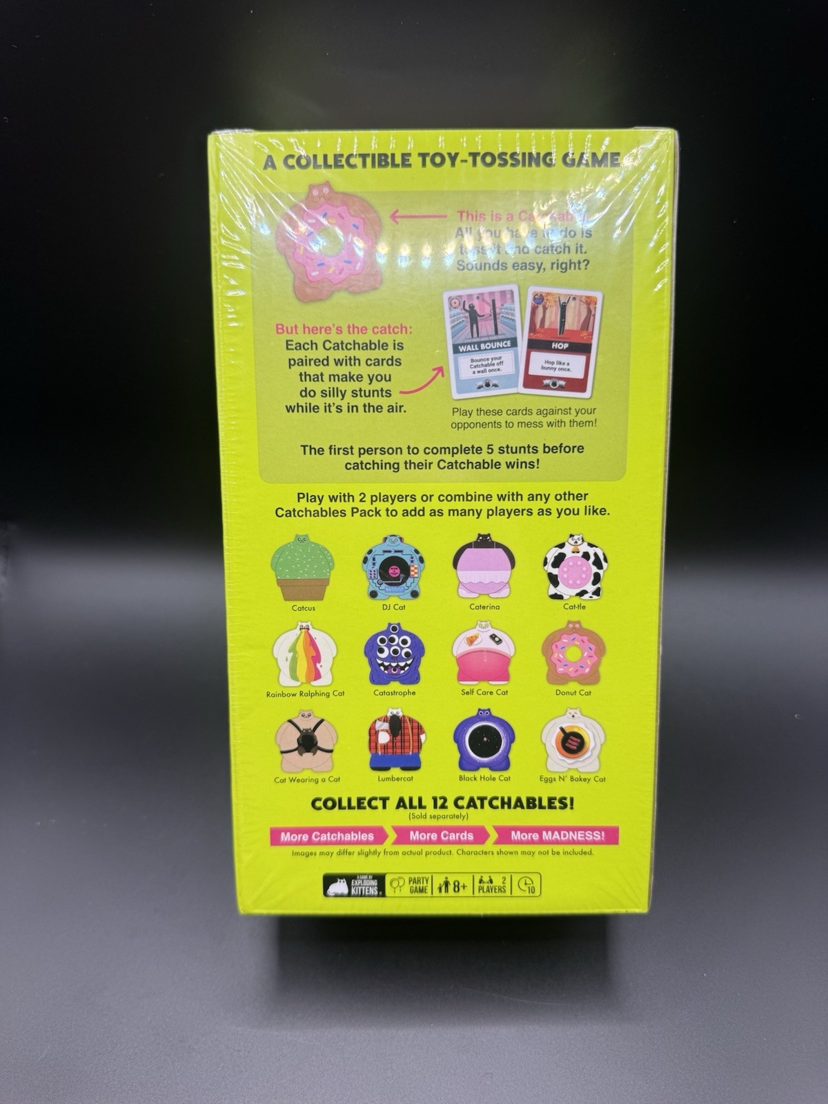 Exploding Kittens Catchables DJ Cat Cat-tle 2-Pack Game – NEW SEALED UNOPENED