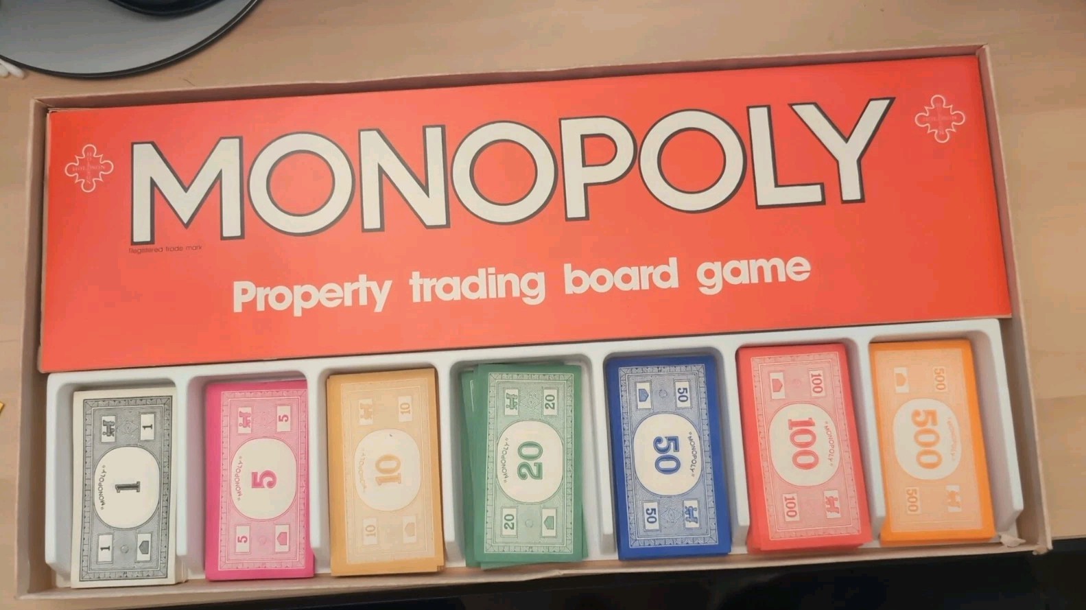 Vintage 1970 Monopoly New Zealand Edition