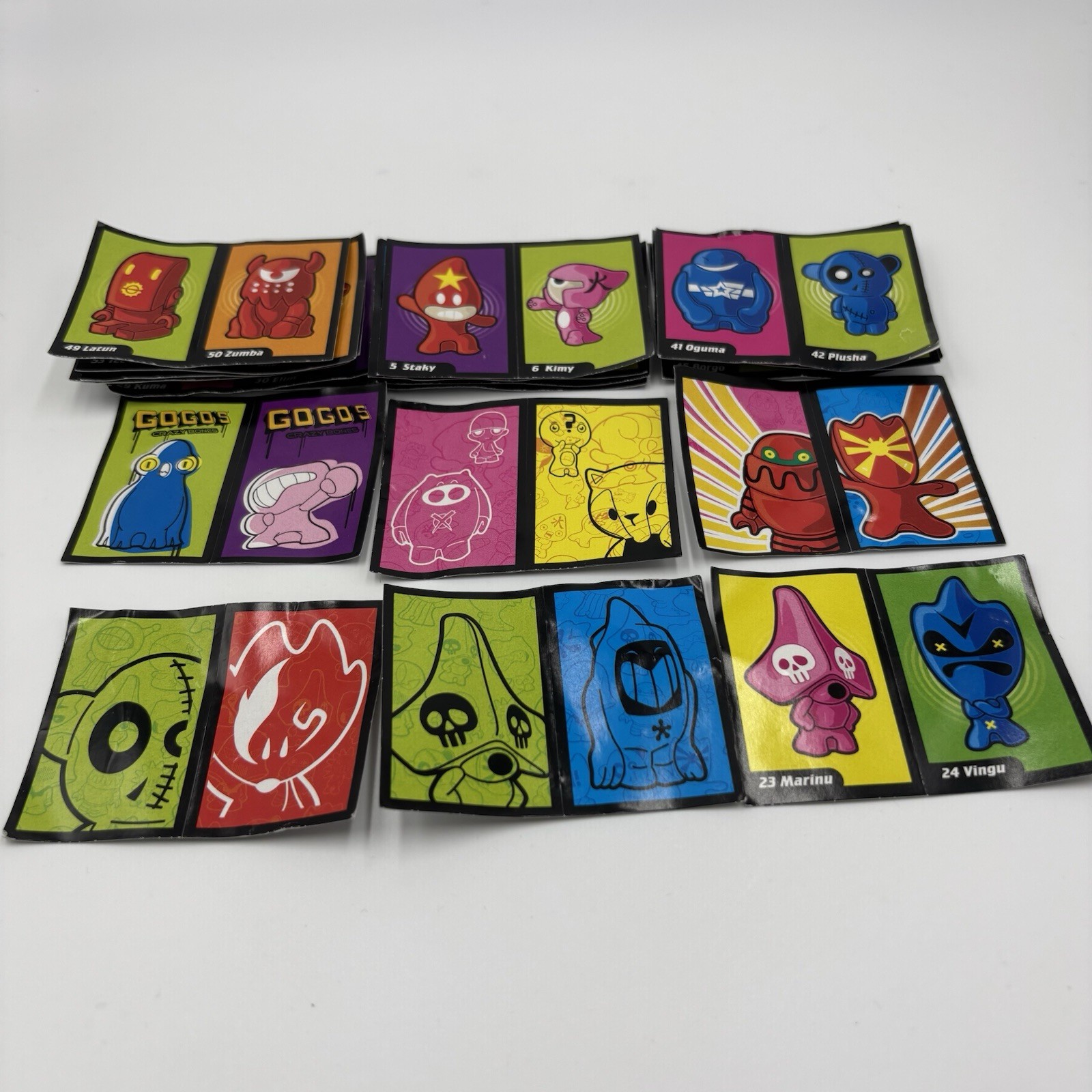 Amazing Graphics Stickers – European Turkey release Urban Toys Gogos Crazy Bones