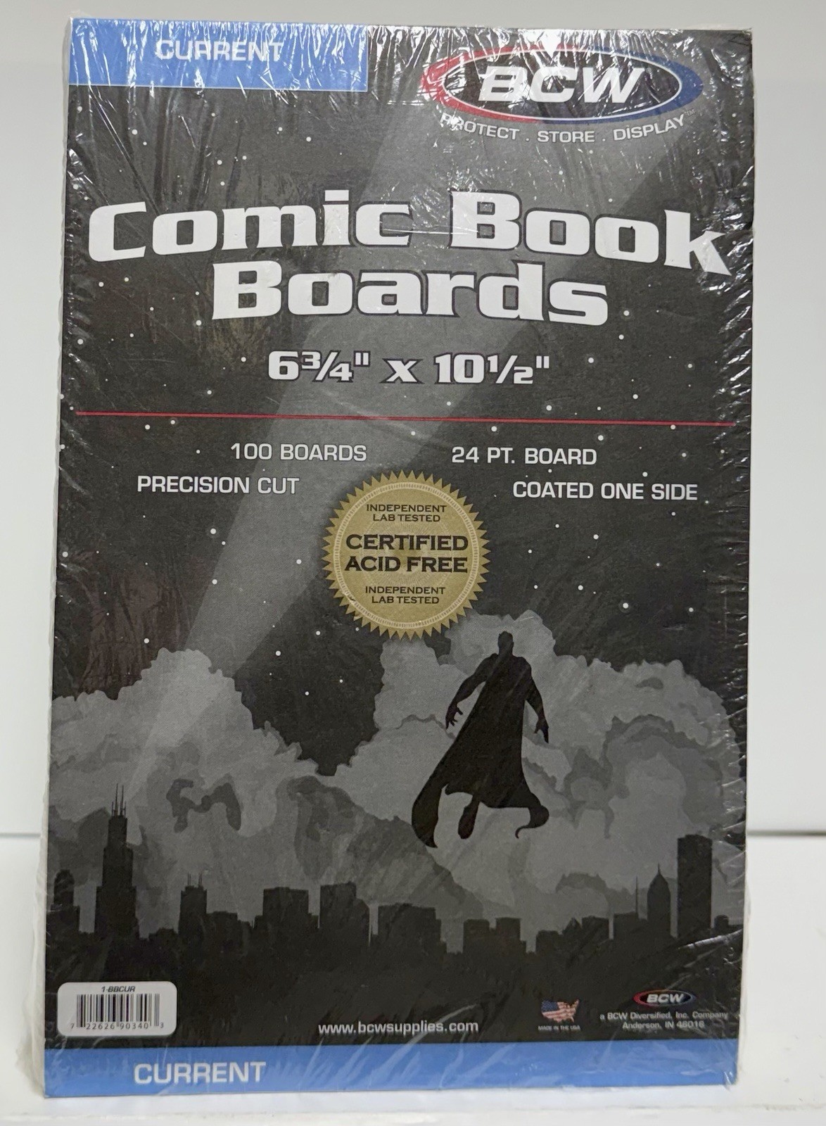 BCW Current Comic Backing Backer Boards Pack of 100 6 3/4 X 10 1/2 NEW