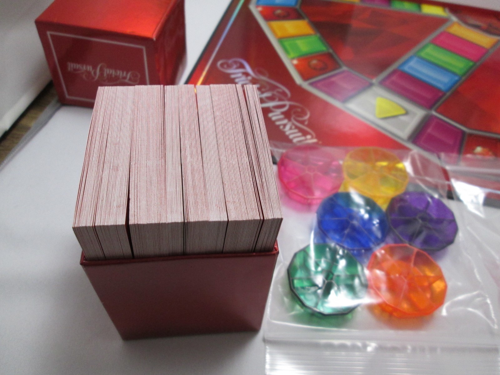 Hasbro Trivial Pursuit 40th Anniversary Ruby Edition Game Board