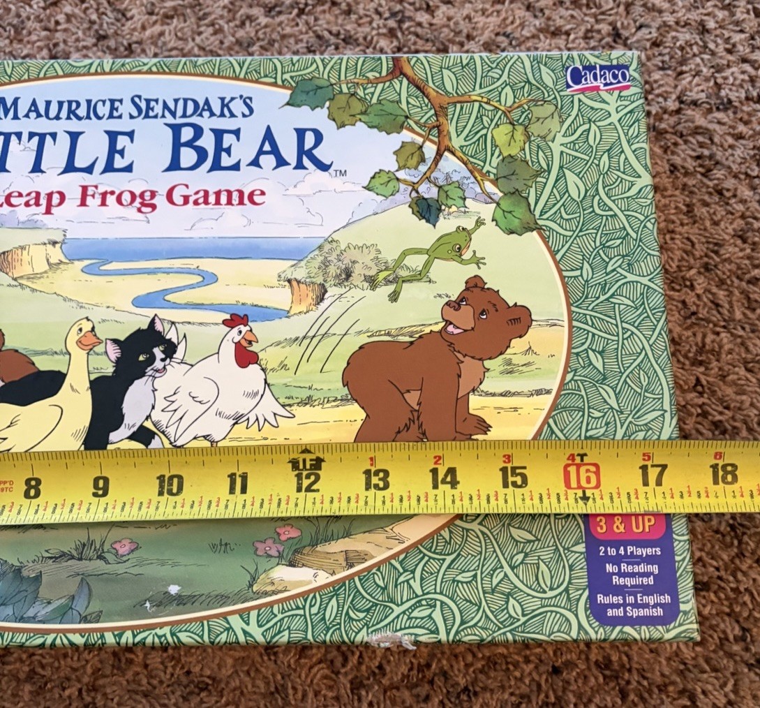 Maurice Sendak’s Little Bear Leap Frog Game COMPLETE Vintage 1999 Free Shipping
