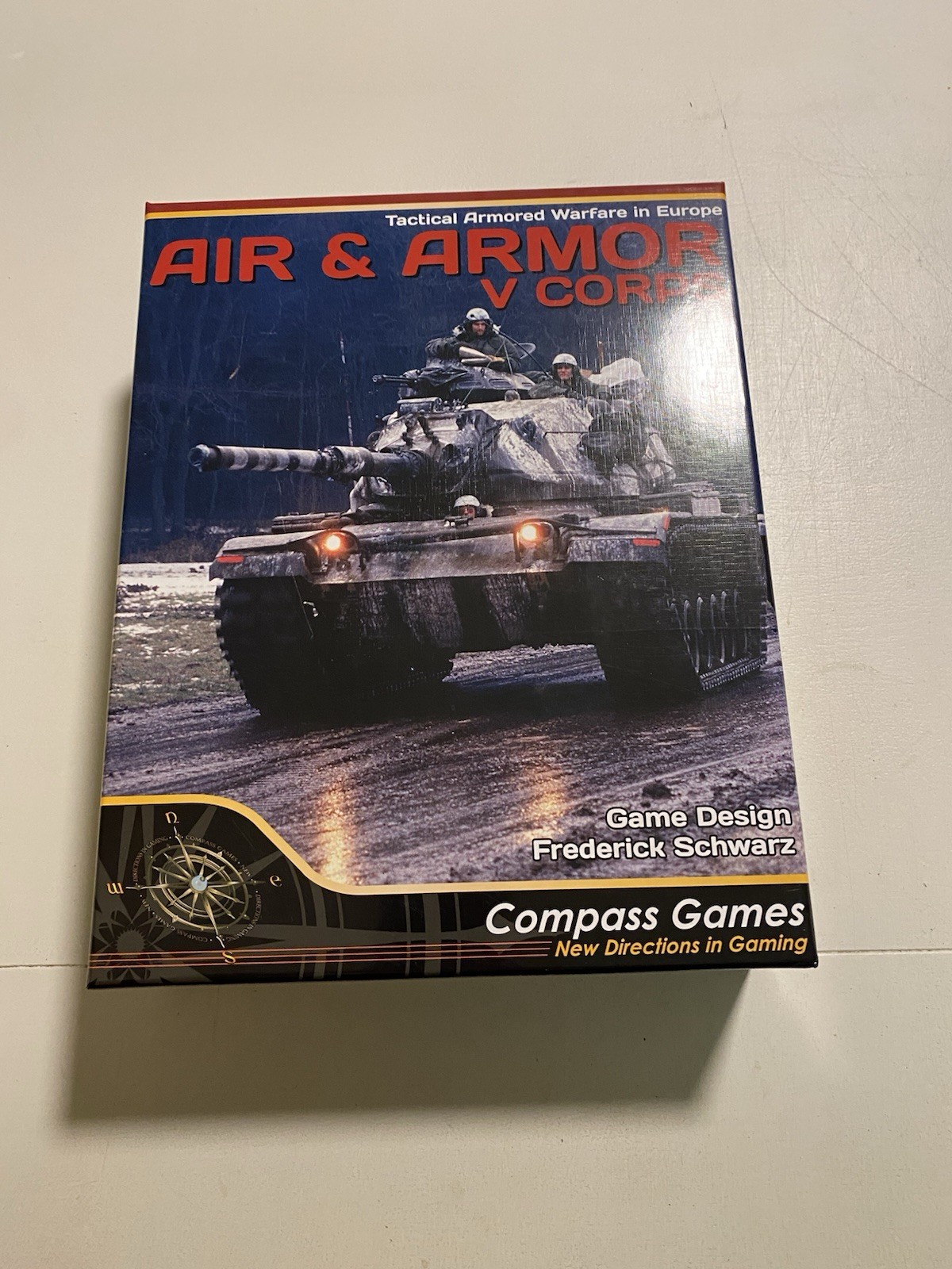 Air & Armor V Corps Board Game – Complete, Unpunched, and Unplayed – Mint Cond