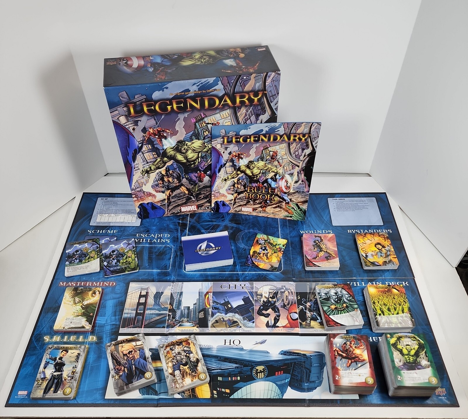 Legendary: Marvel Deck Building Game 2012 Upper Deck – Very Good Condition