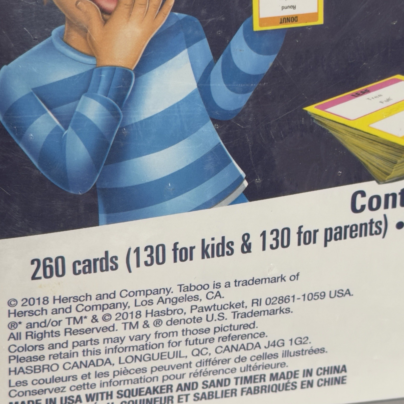 NEW & SEALED! TABOO Kids VS. Parents Family Fun Gaming Board Game Ages 8+