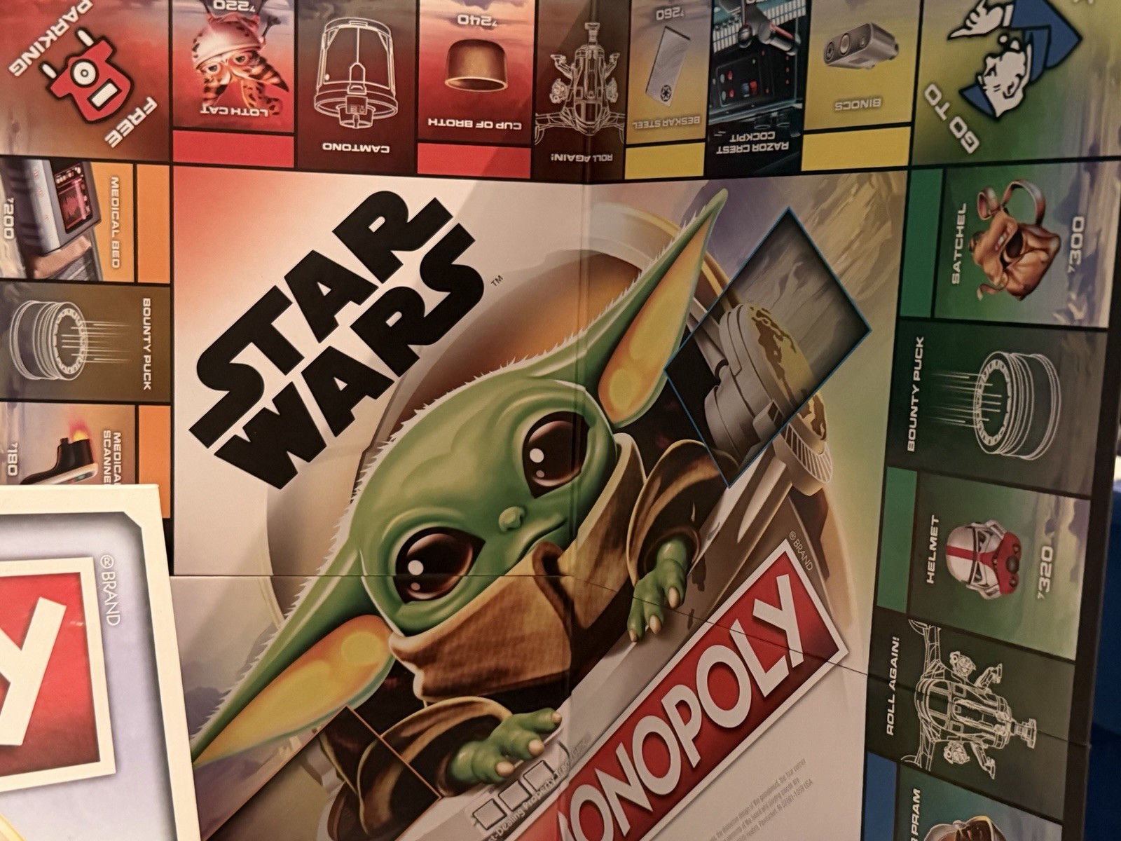 Monopoly Star Wars The Mandalorian Grogu Board Game Child Edition Complete