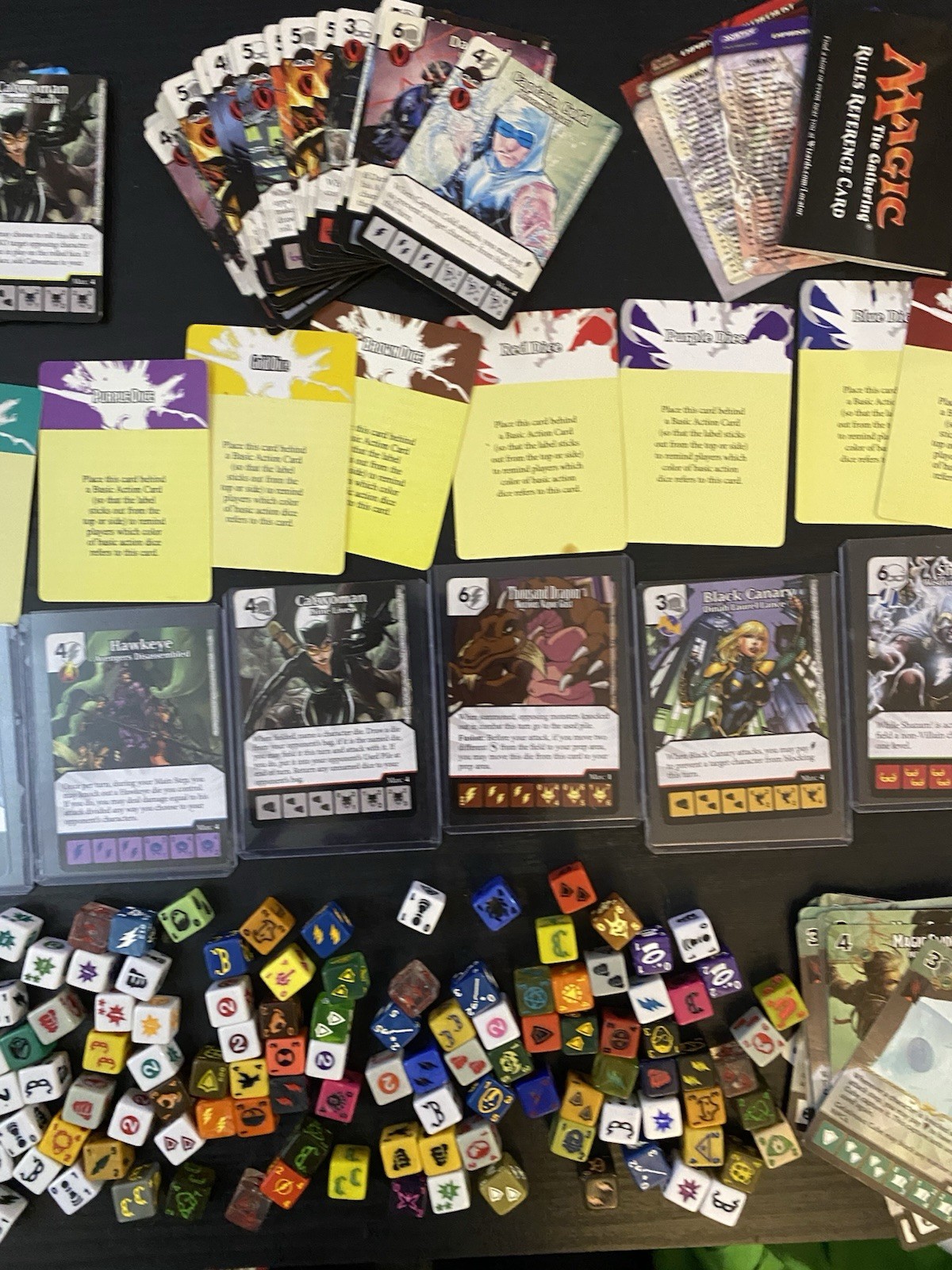 HUGE LOT- DC Dice Masters: Justice League- Wiz kids-Store Counter Box-Cards