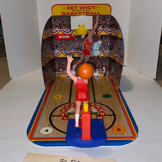 1971 MARX Toys #6230 Official NBA Set Shot Basketball Shooting Game RARE w/ Box