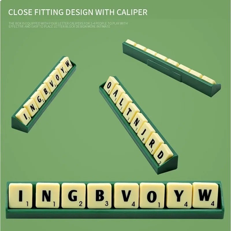 New Scrabble Crossword Board Game – Contents New – Damaged Packaging