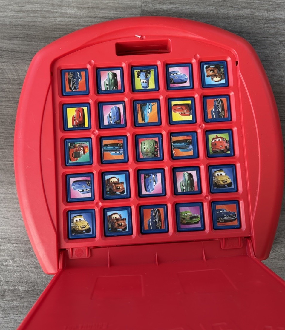 Disney Pixar Cars Top Trumps Match The Crazy Cube Board Game 5 In A Row Red Case