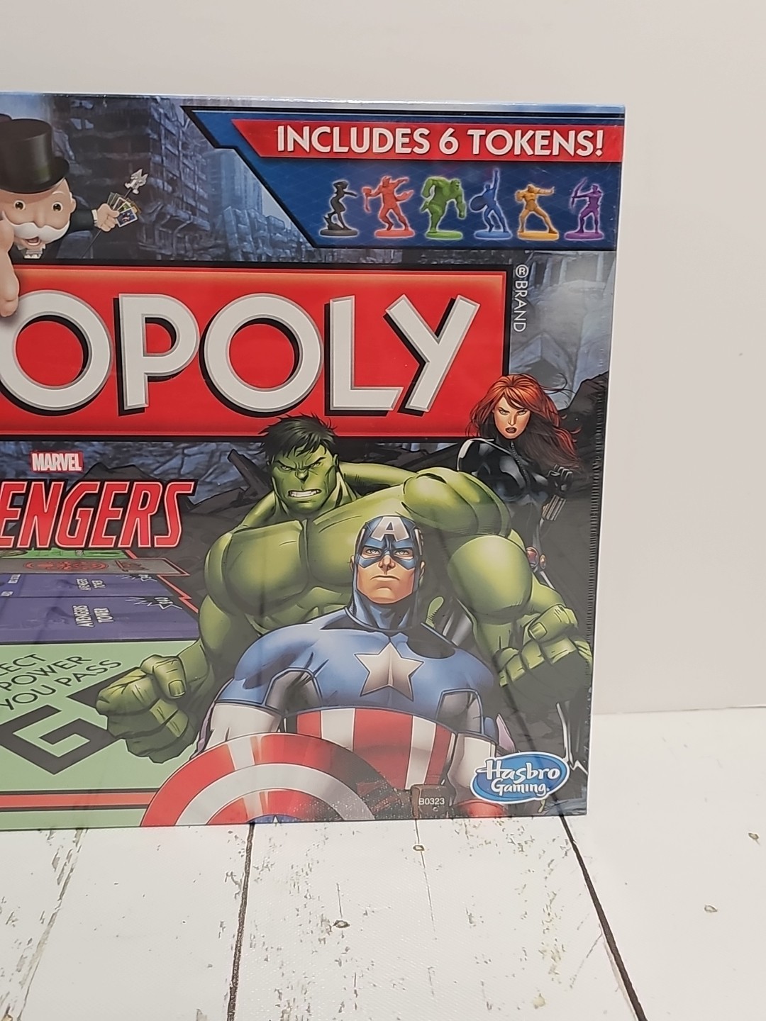 Monopoly Marvel Avengers Edition Board Game Hasbro New Open Box Sealed Parts