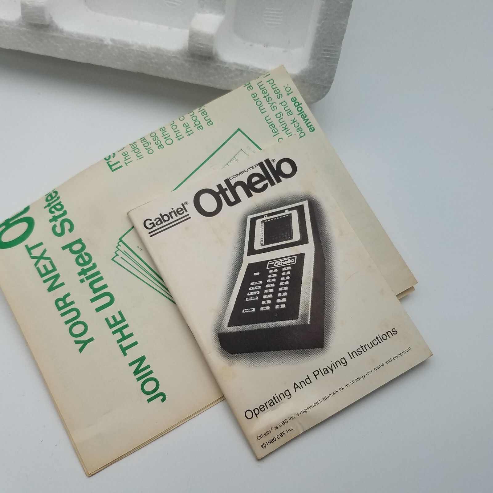 1980 Gabriel Computer Othello Strategy Game (Screen has Dead pixels)