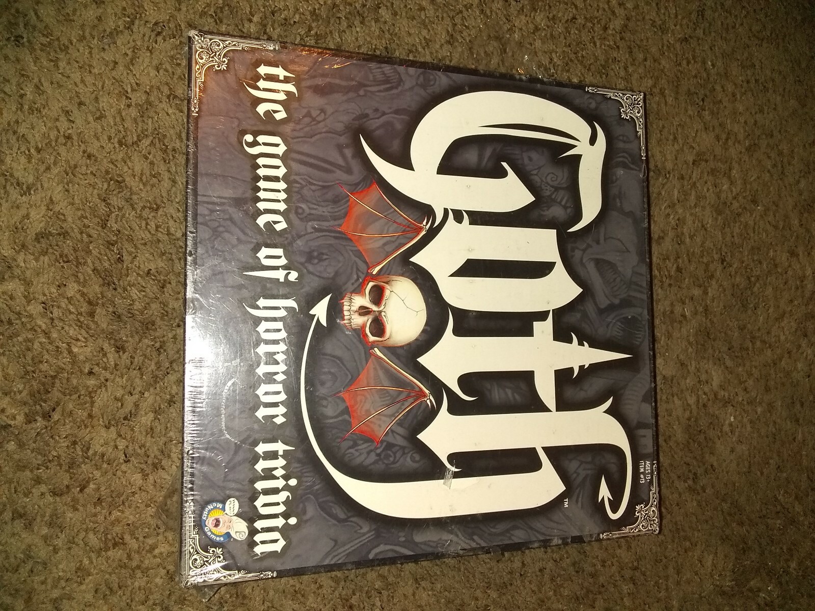 Goth The Game Of Horror Trivia Board Game