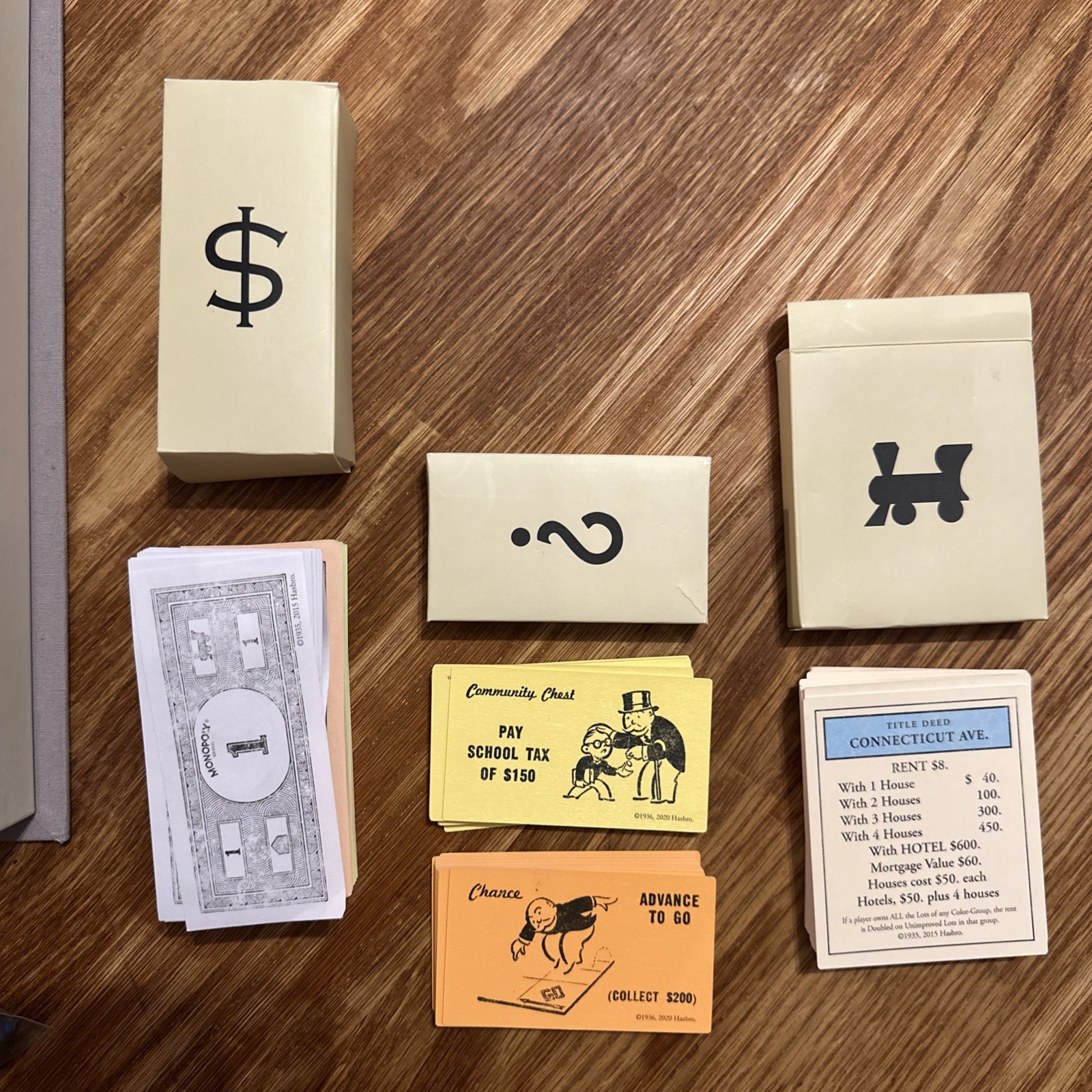 WS Game Company Monopoly Vintage Bookshelf Edition | Classic Monopoly Board Game