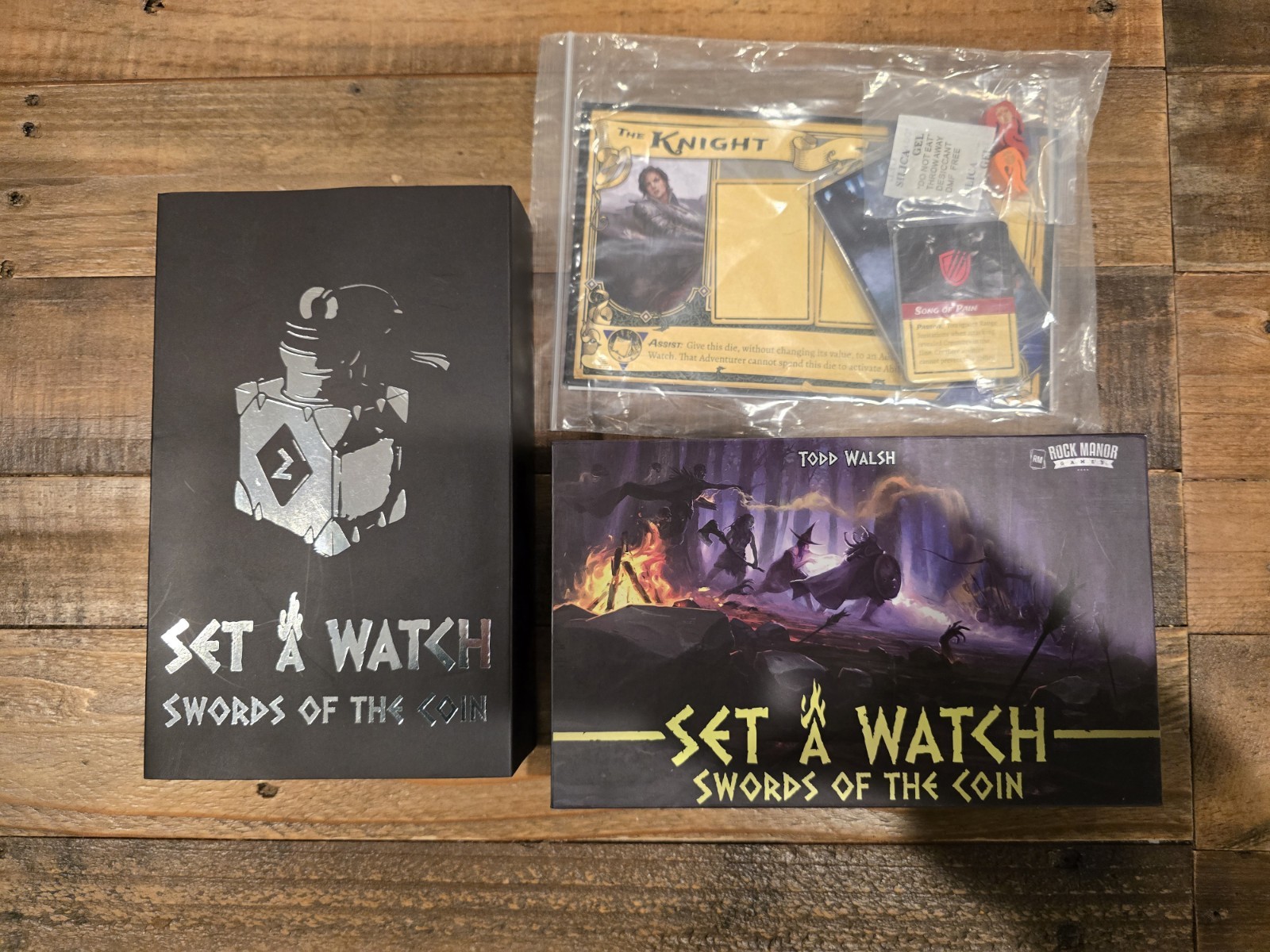 Rock Manor Set A Watch Set a Watch – Swords of the Coin (Deluxe Kicksta Box NM