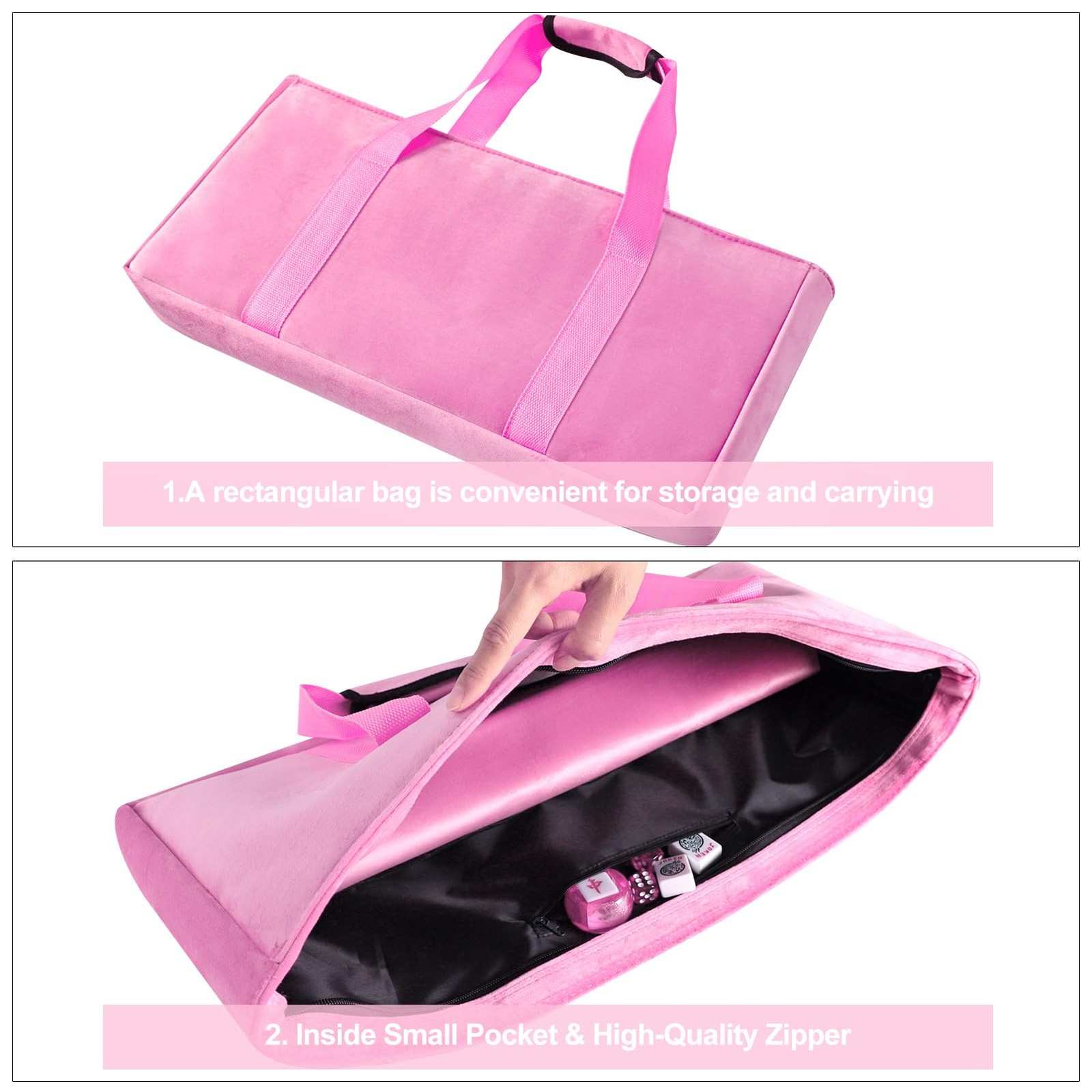Empty Mahjong Bag, Quality American Mahjong Set Carrying Case with A Wrapper …