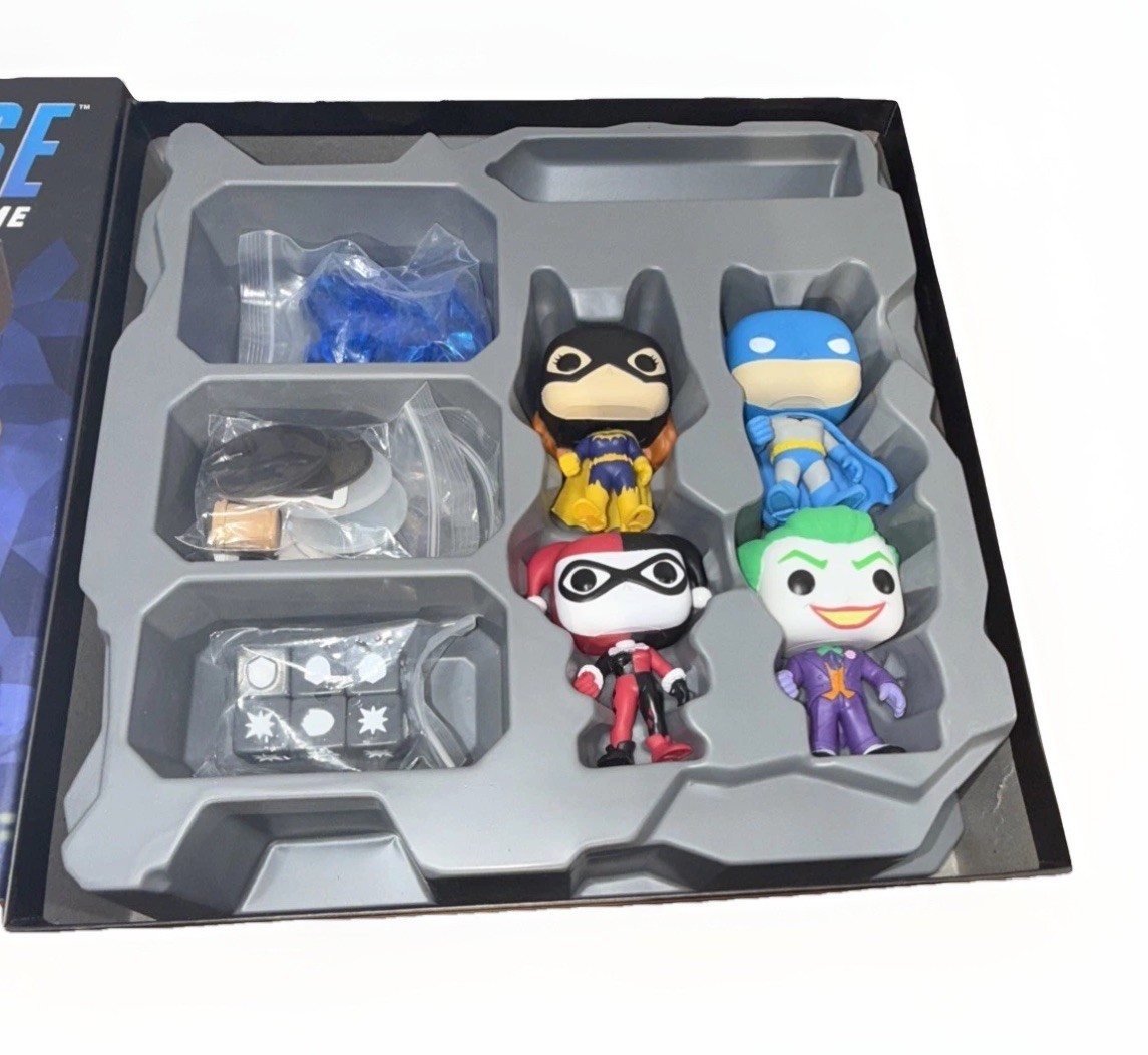 FunkoVerse DC Comics Strategy Game 4-Pack Batman Joker Harley Quinn Batgirl