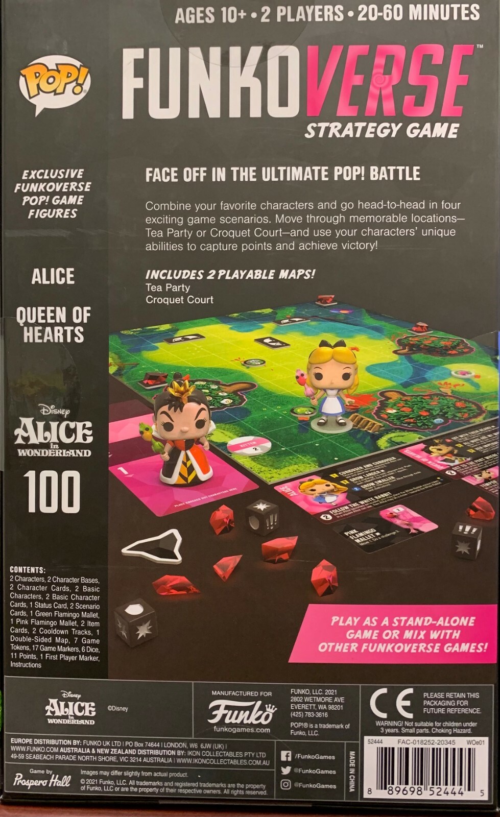 Funko Verse Alice in Wonderland Strategy Game