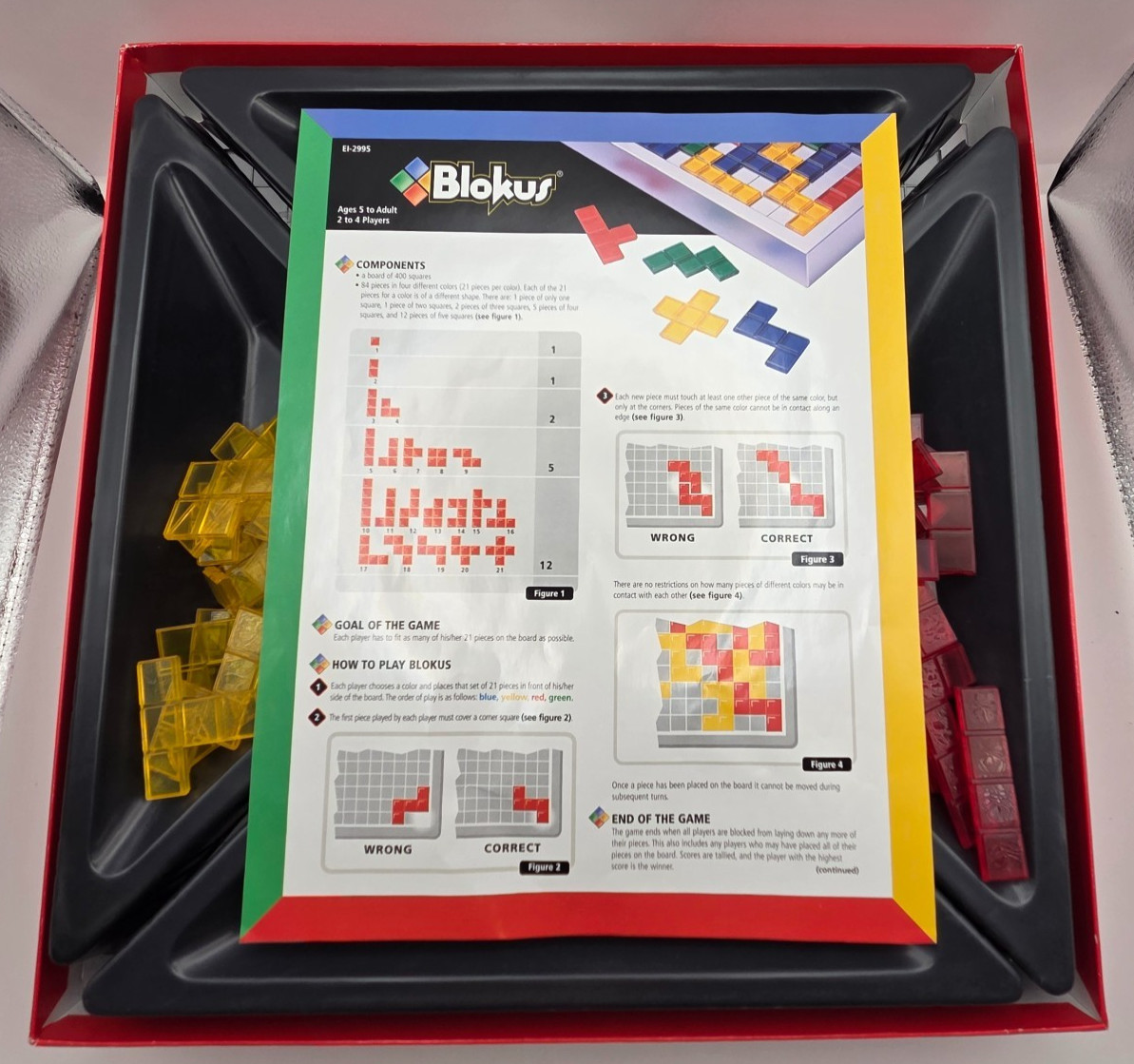 Blokus Board Game Educational Insights Strategy Game Complete Clean Ages 5+