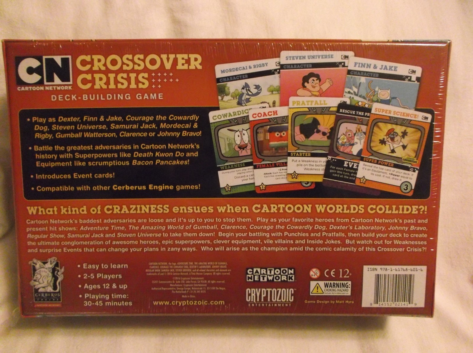Cartoon Network Crossover Crisis Deck Building Game w/ Promo Card First Printing