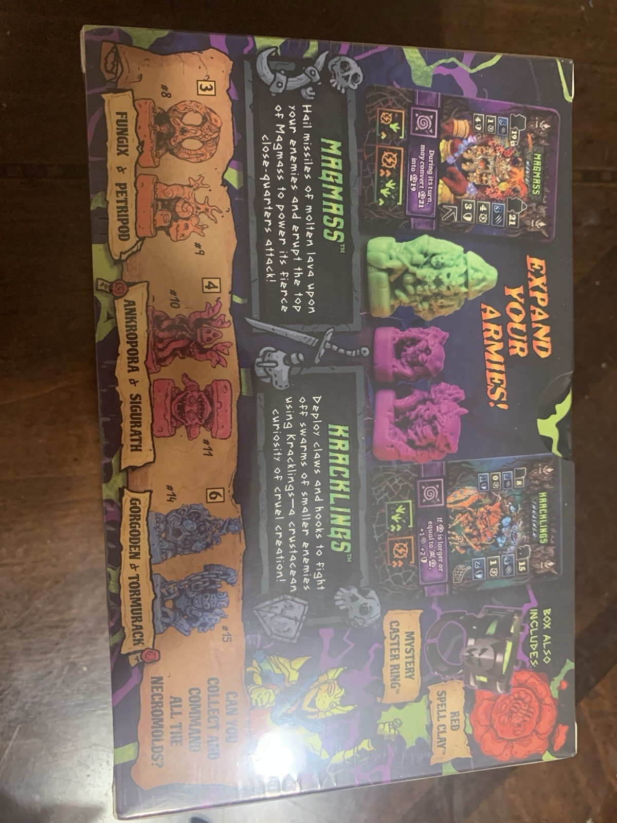 Necromolds Monster Battles pack 5, Magmass & Kracklings. New! Sealed!