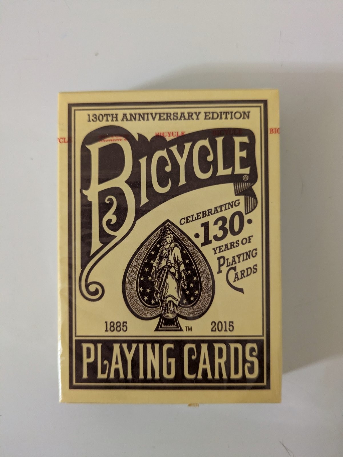 Bicycle 130th Anniversary Edition Playing Cards Deck Limited Made in USA
