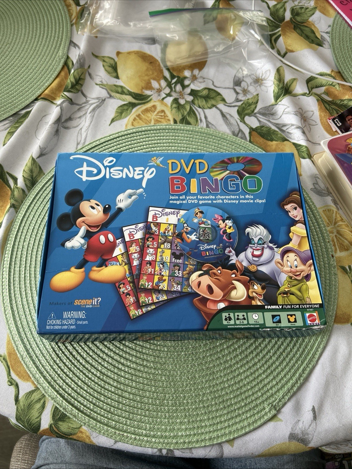Disney DVD Bingo Game COMPLETE ScreenLife 2005 Mickey Minnie Mouse