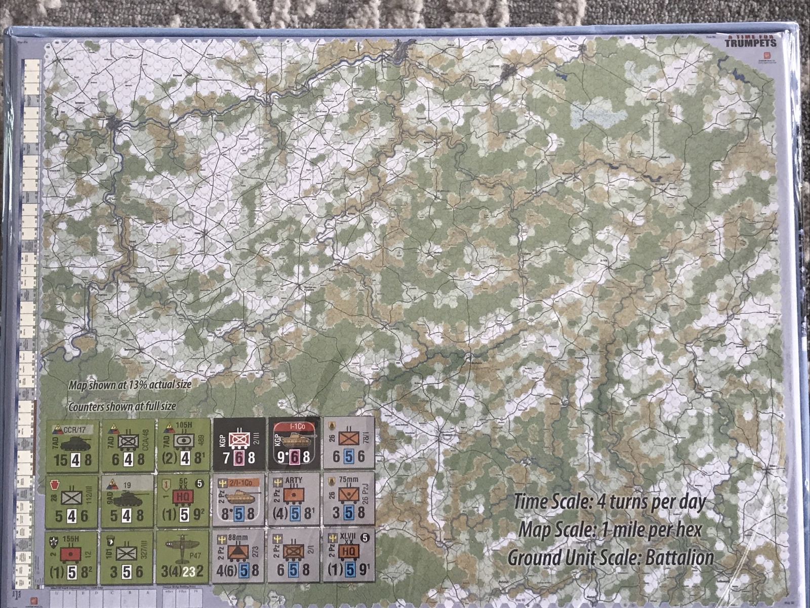 A Time for Trumpets: The Battle of the Bulge, December 1944 GMT Games New Shrink