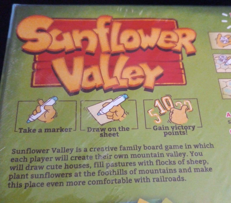 SUNFLOWER VALLEY BOARD Game SEALED New BY Playroom Entertainment BGS