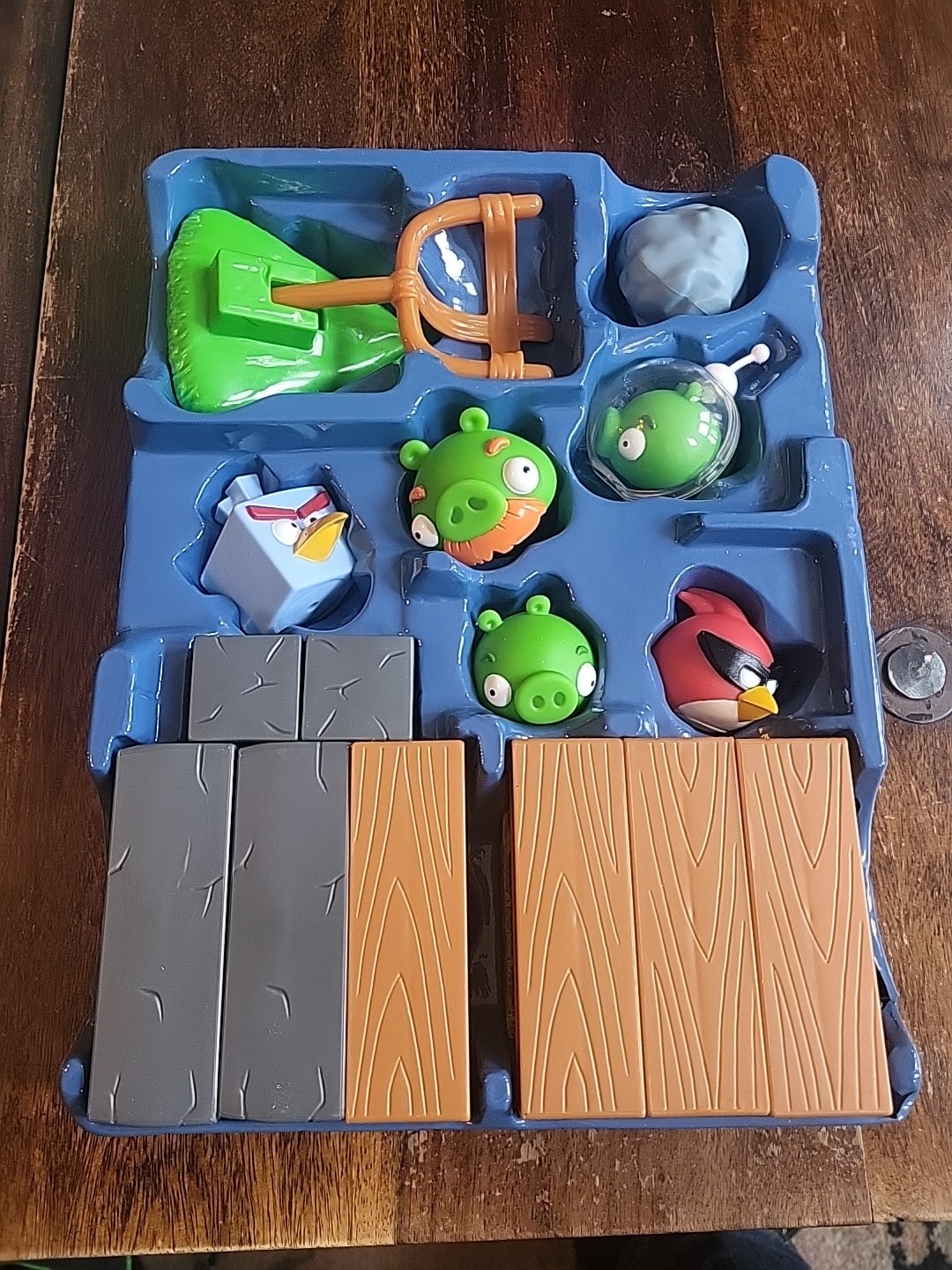 Mattel Angry Birds Space Game Open Box 2012 Complete – UNPLAYED – Wrapped Cards