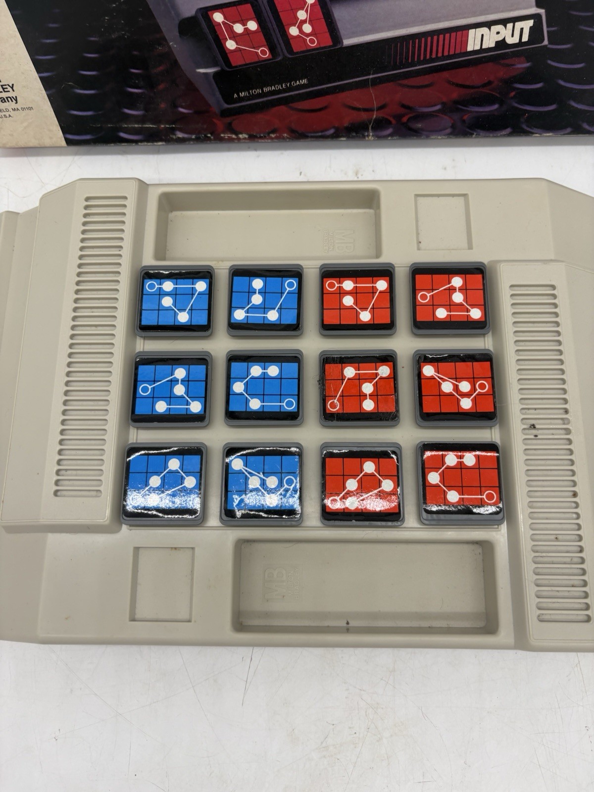 Vintage 1984 Input Strategy Board Game Milton Bradley COMPLETE *NO INSTRUCTIONS*