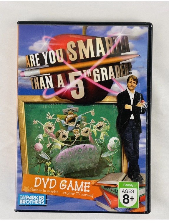 Are You Smarter Than a 5th Grader DVD Game Very Good With Case Jeff Foxworthy