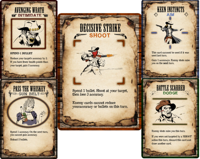 Gunfighter – Fast-Paced Two-Player Card Game + Expansion by Everything Epic NEW