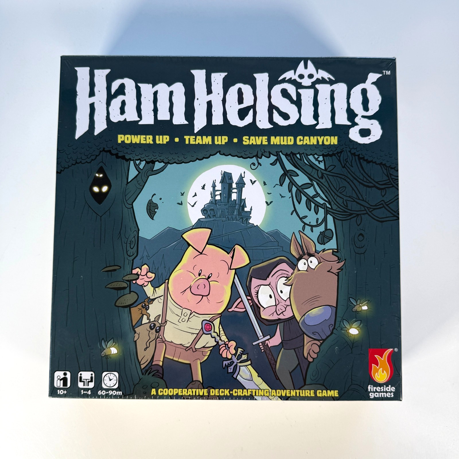 NEW Ham Helsing Adventure Board Game Graphic Novel Monster Hunting Pig Ages 10+