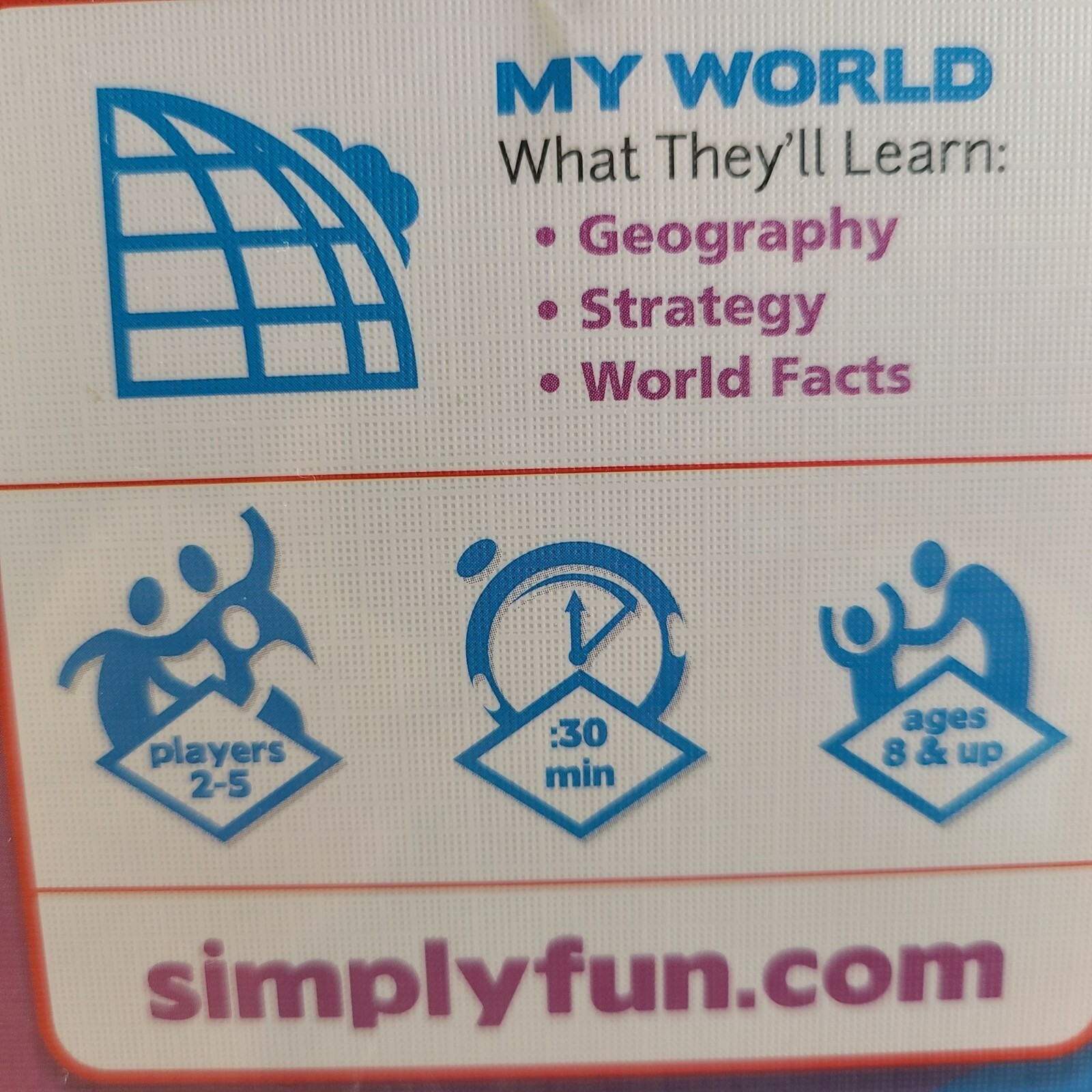 Lets Jet Geography Strategy World Facts Game Ages 8 and Up Simply Fun Sealed New