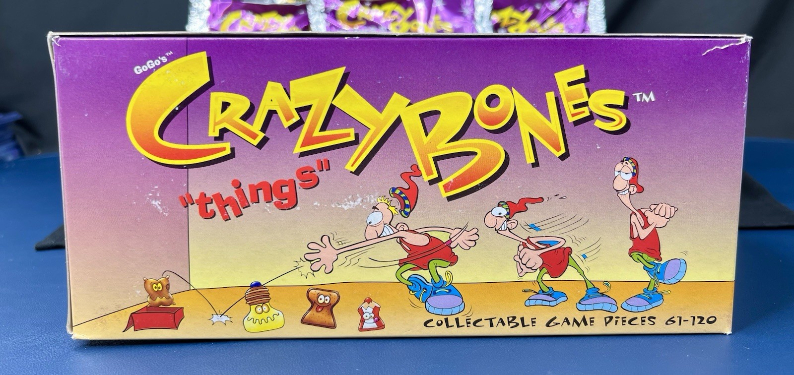 10 Sealed Packs GoGo’s Crazy Bones Things & Empty Display Box