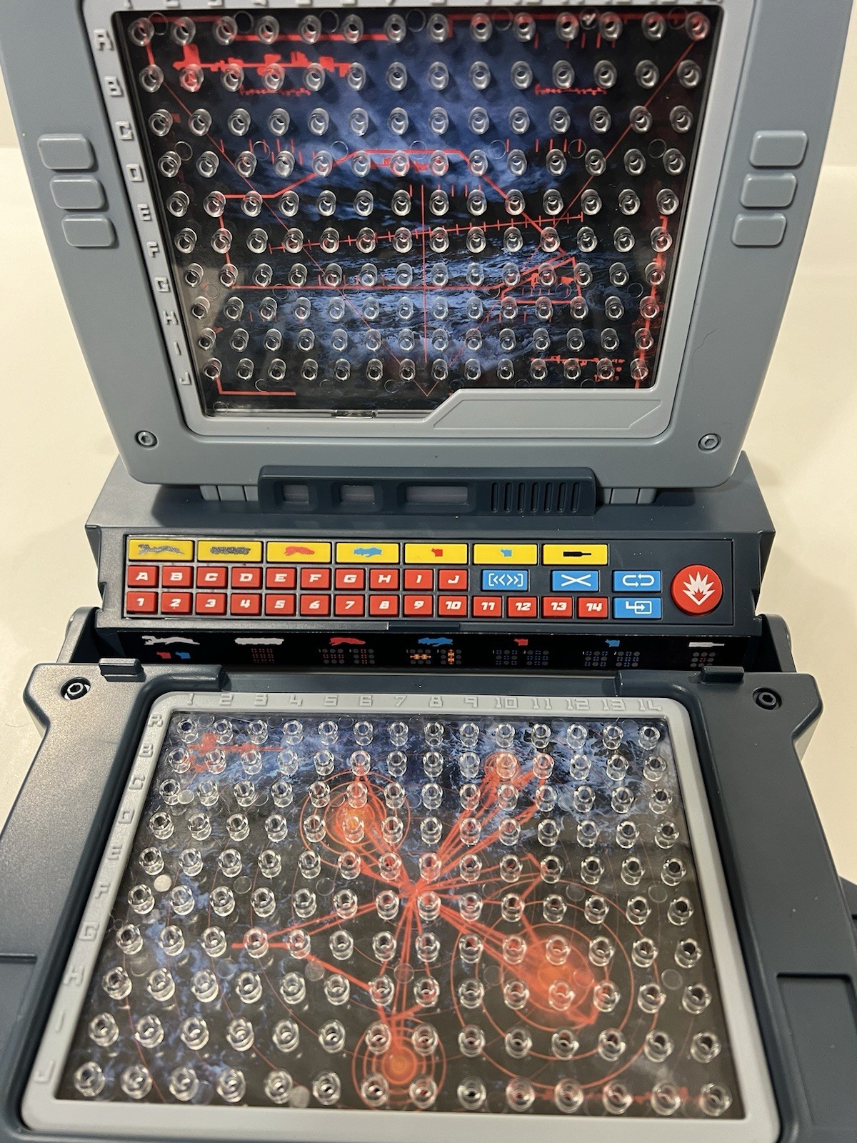 Deluxe Battleship Movie Edition Electronic TESTED WORKS Hasbro 2012 Sea Battle