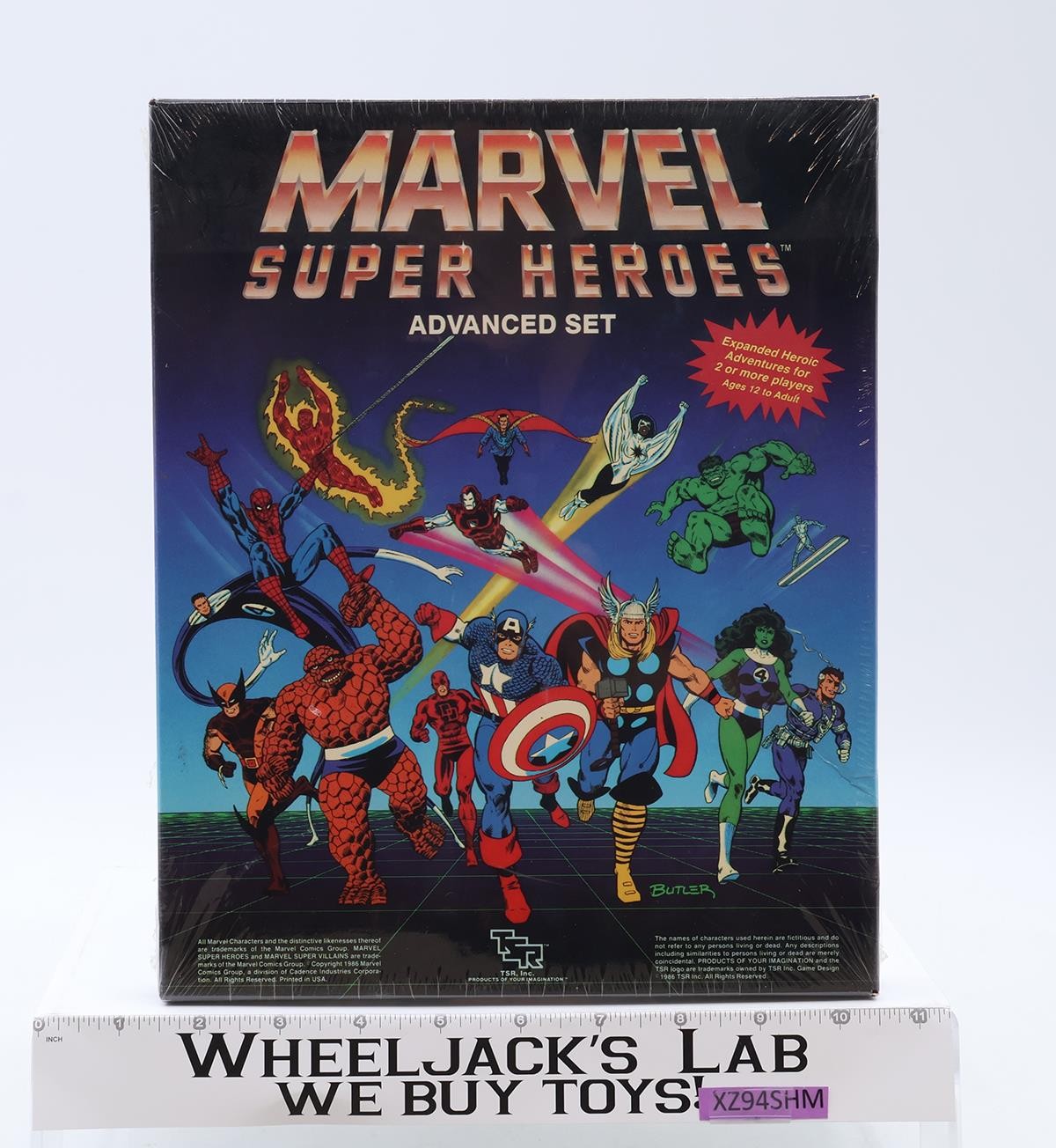 Marvel Super Heroes Advanced Set Board Game 1986 TSR Inc NEW SEALED