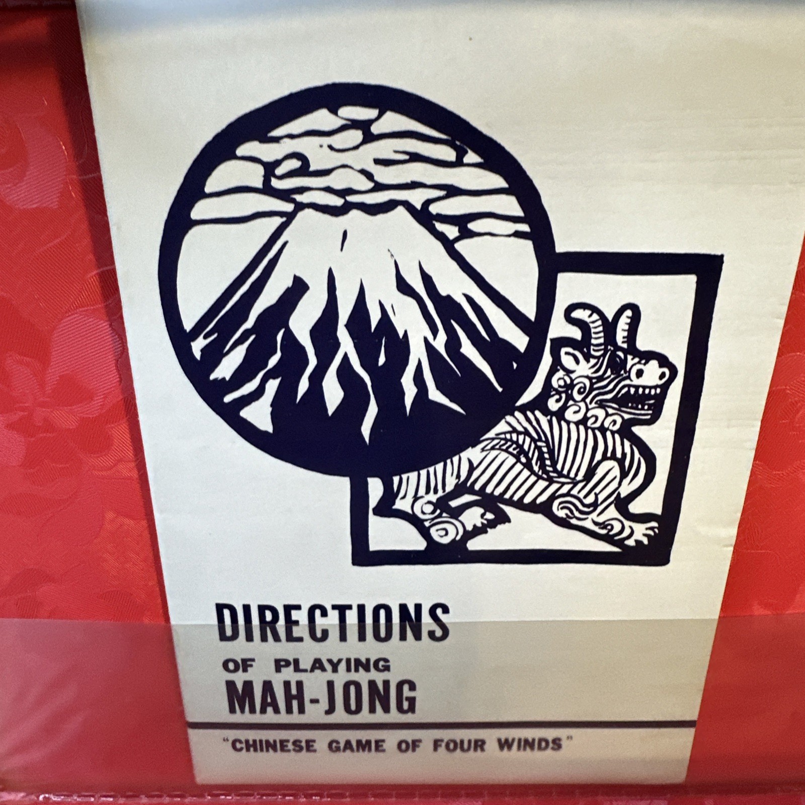 Vintage Mah-Jong Chinese Game Of Four Winds New(other)