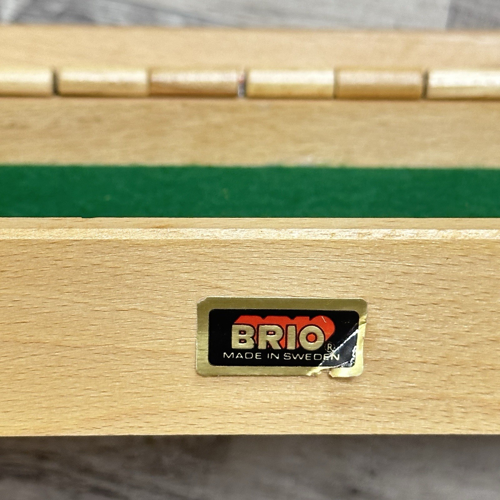 Brio of Sweden Trick Track Dice Wood Board Game Vintage 1970 31802