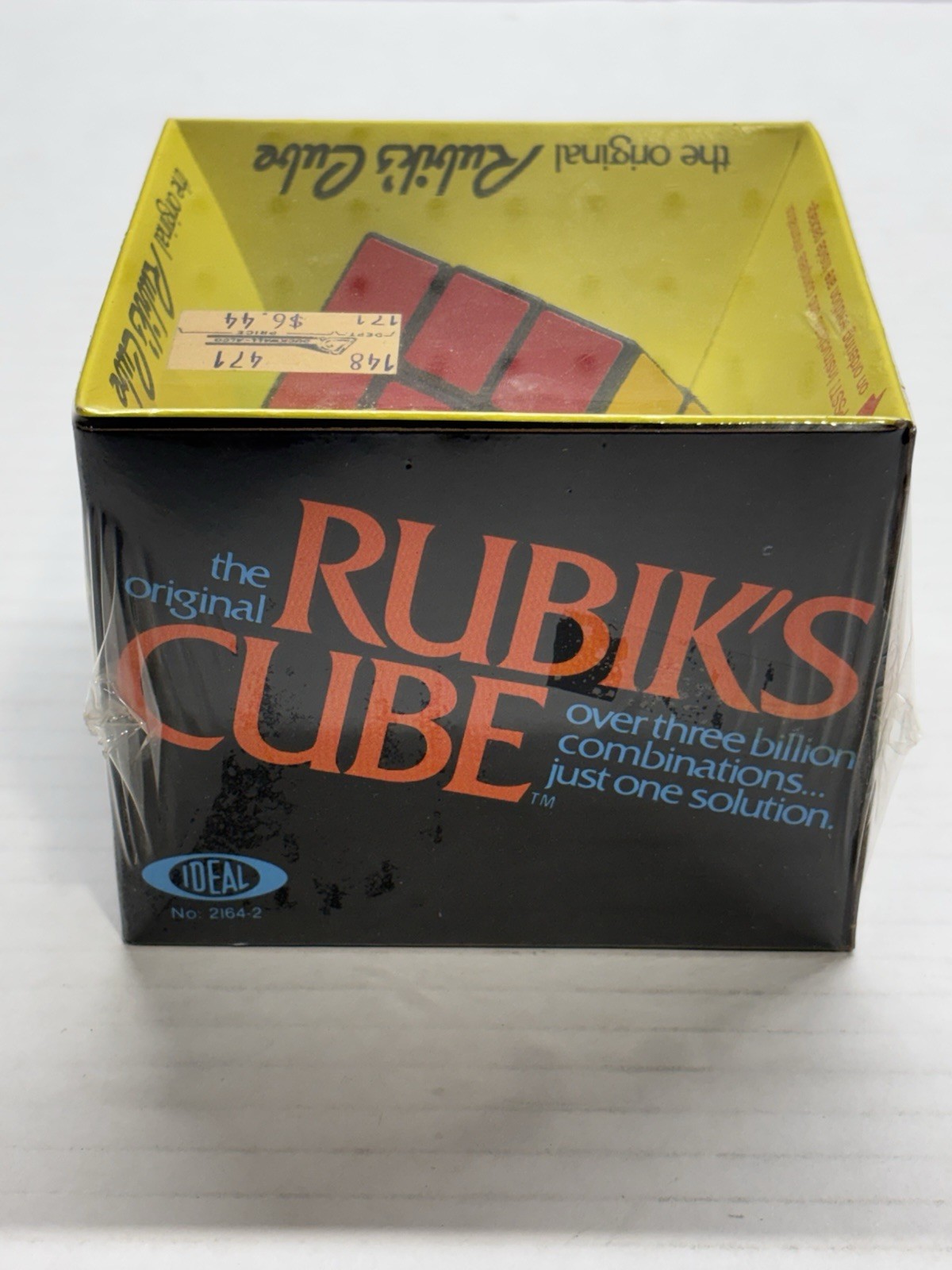 Original Vintage Factory Sealed in box 1980 Ideal Original Rubik’s Cube 2164-2