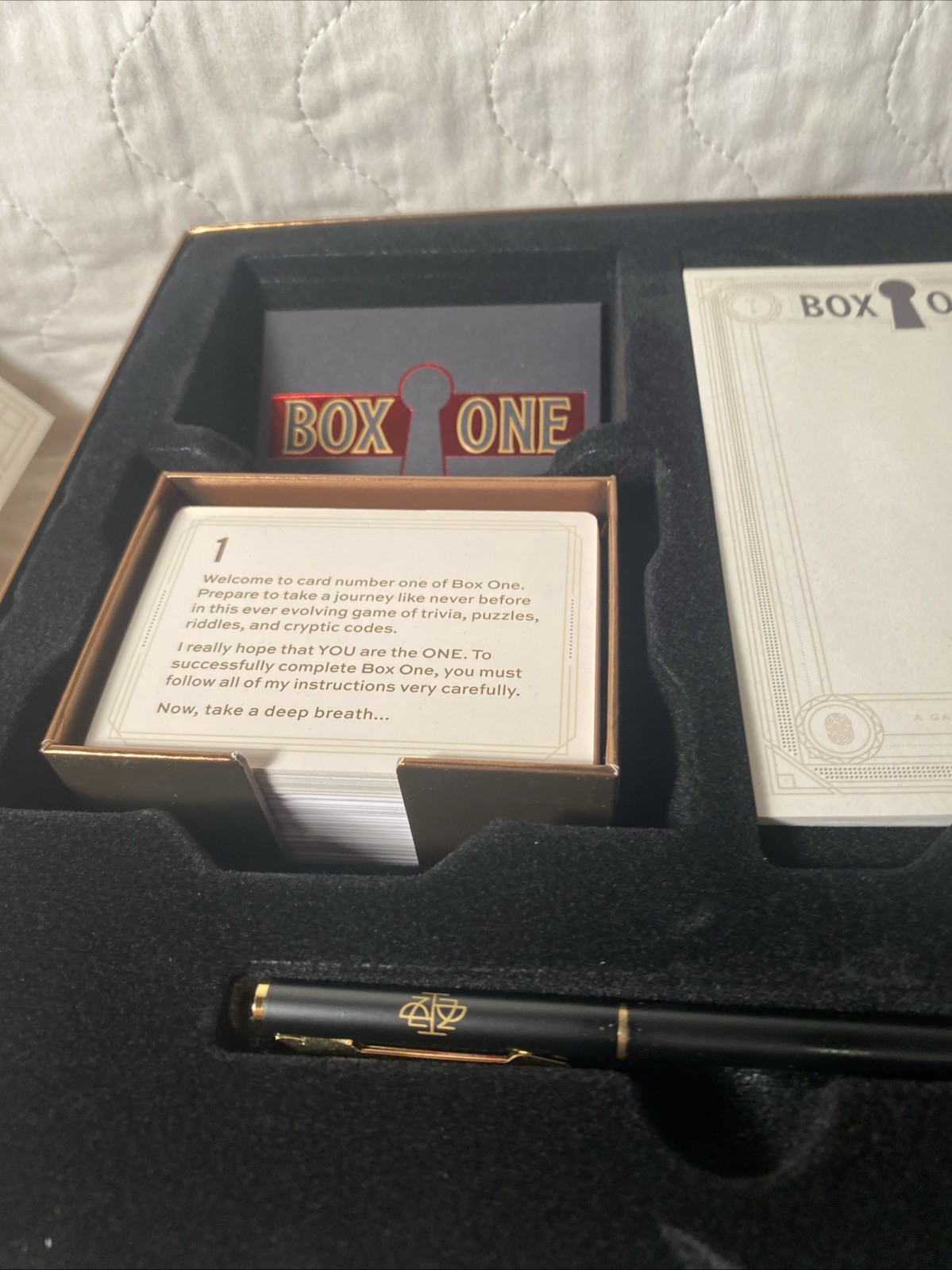 Box One Game For One By Neil Patrick Harris Reset And Ready To Play Item#1918