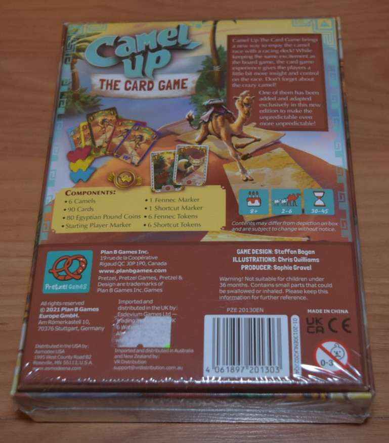 Camel Up: The Card Game New Sealed