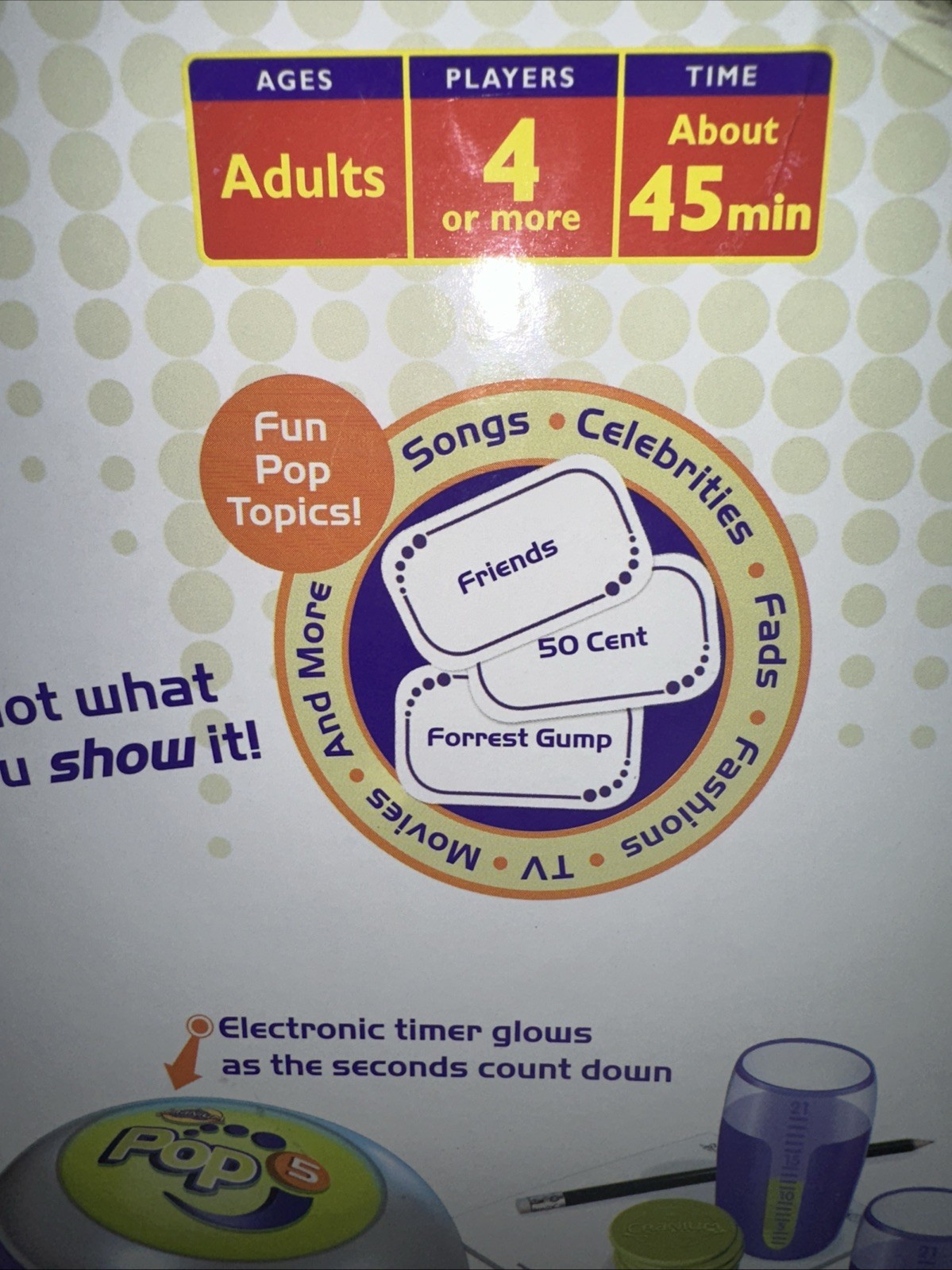 Cranium Pop 5 Adult Pop Culture Trivia Console Board Game ~ Updated Fav Game!