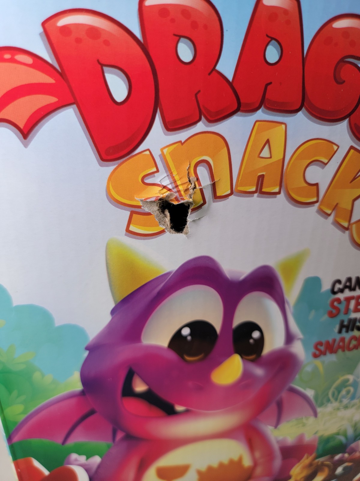 Dragon Snacks Game Electronic Works Includes 12 Playing Pieces Missing Wings
